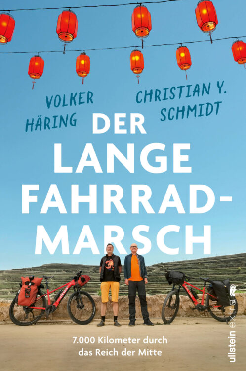 Buchcover von Der Lange Fahrradmarsch, Autoren C.Y. Schmidt und V.Häring, Ullstein Verlag 2025